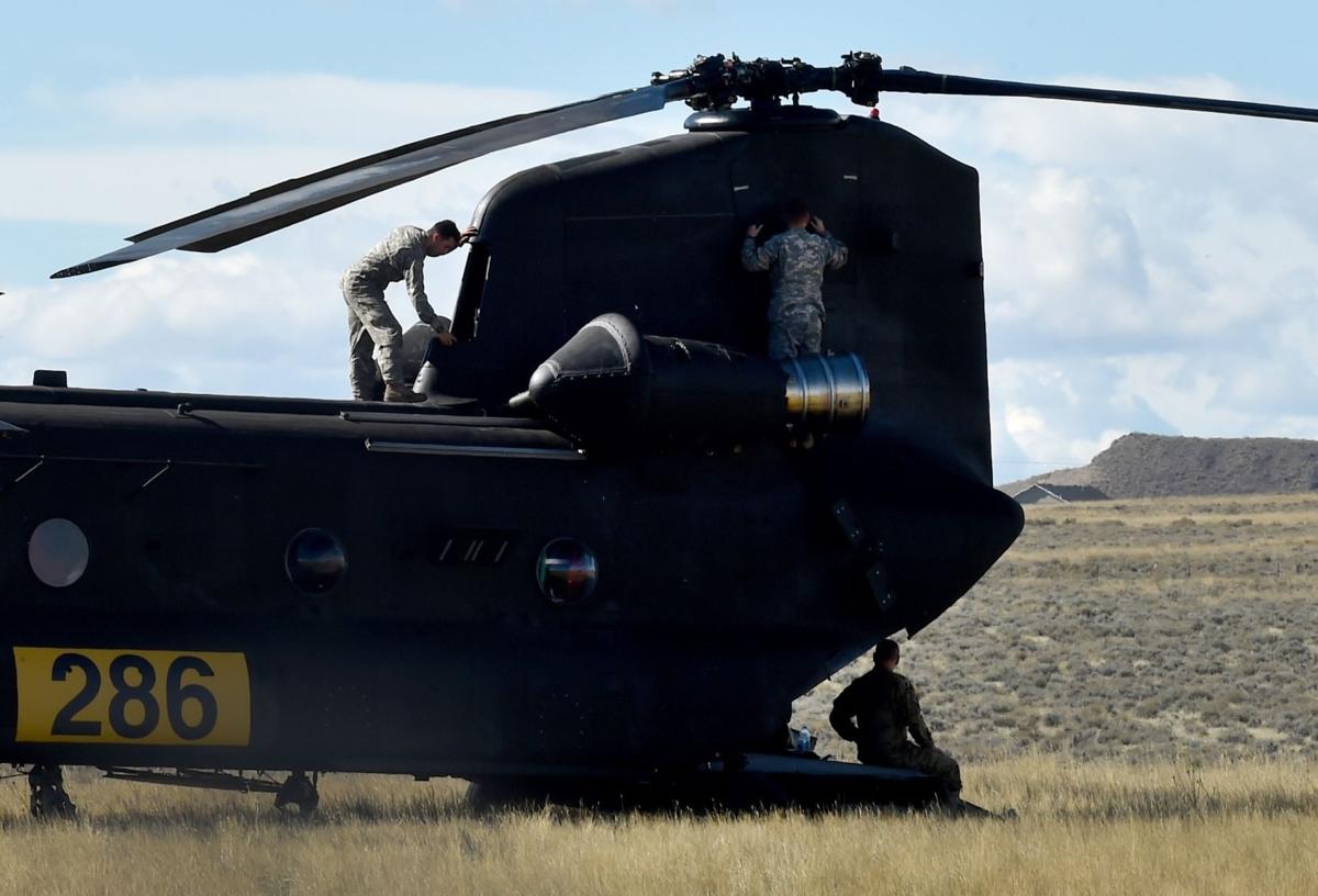 Montana National Guard training at Laurel Airport