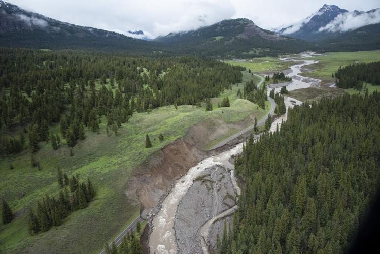 Yellowstone flood flyover