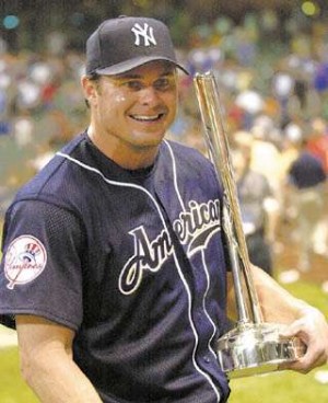 Sammy Sosa during the 2002 Home Run Derby at Miller Park on July 8