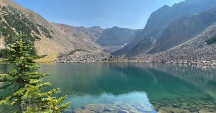 tobacco lake Hiking the Root Mountains Tobacco Lake in Ontario Tobacco Root Mountains Lost Cabin