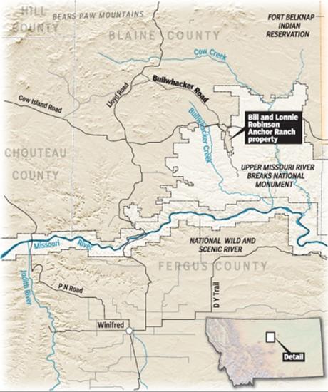 Group claims Missouri Breaks road is public