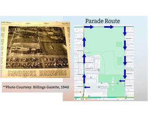 Sam McDonald Stadium at Daylis grand opening parade route