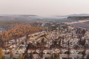 The Old Trails Fire in Spokane