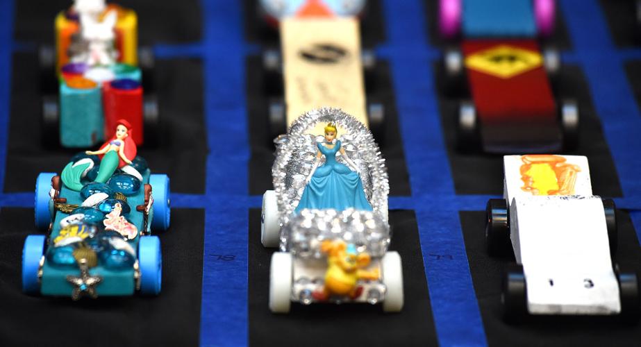 Photos: Pinewood Derby Races at Rimrock Mall on Saturday
