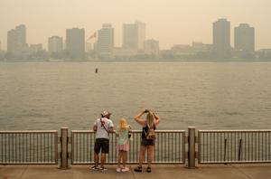CANADA-WILDFIRES/USA-DETROIT