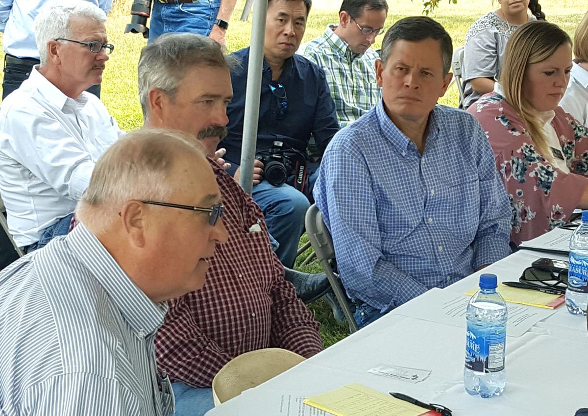 Rancher Fred Wacker and Sen. Steve Daines