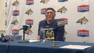 Bryce Grebe after Montana State’s win over Northern Arizona