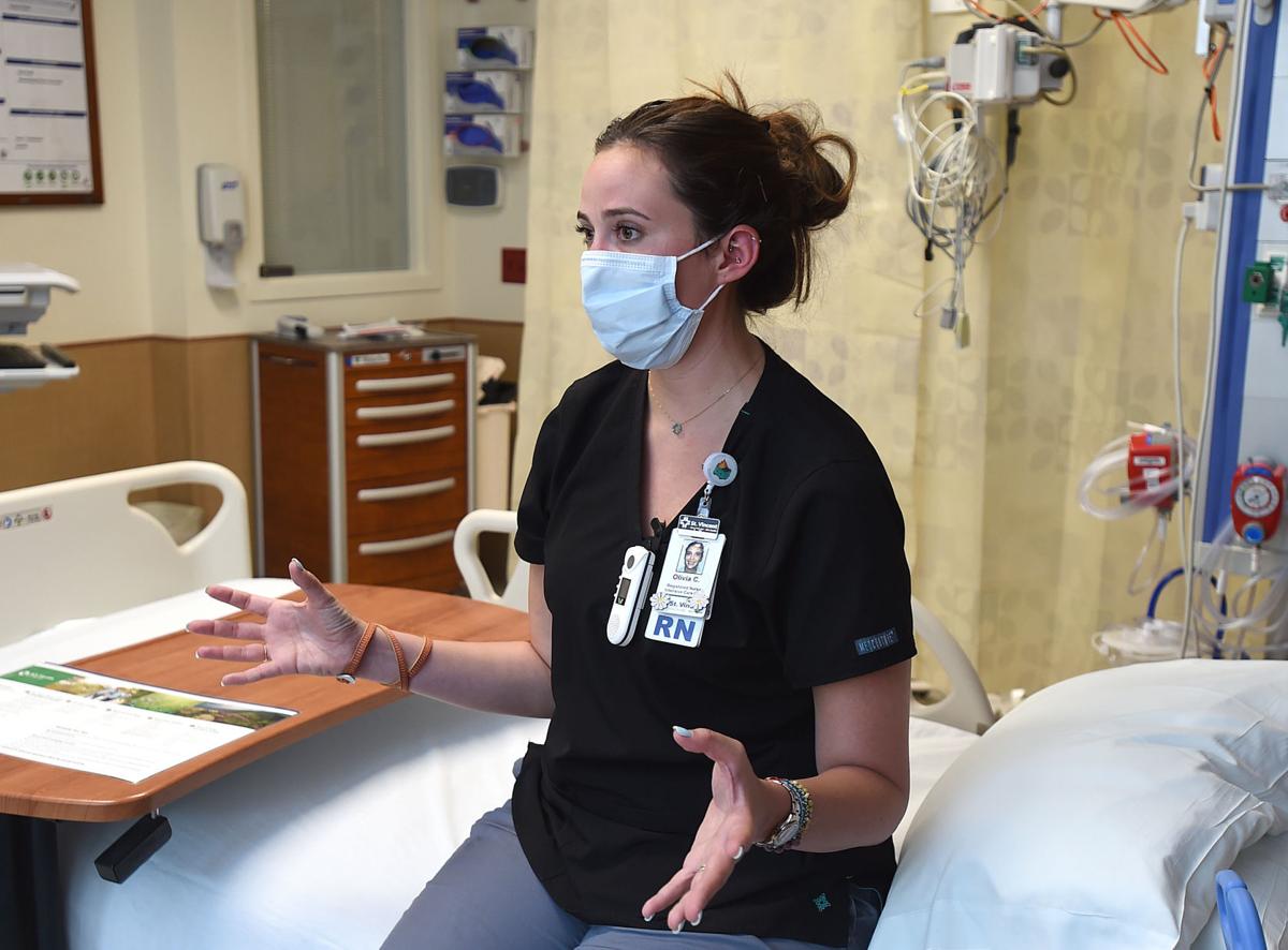 ICU nurse Olivia Cole