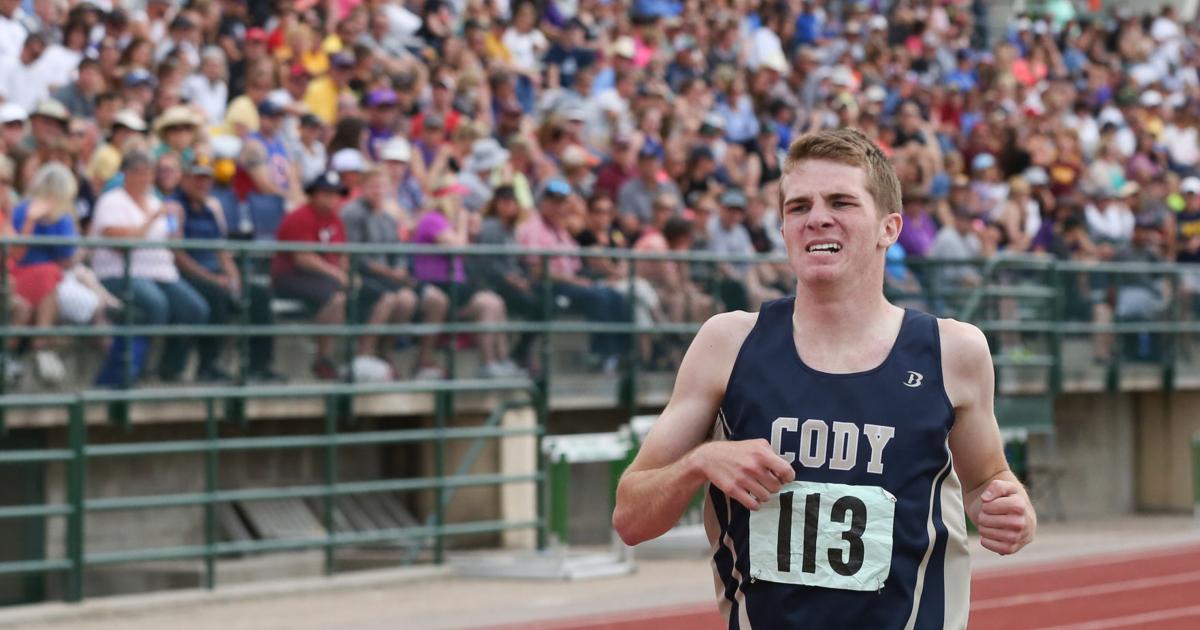 Cody standout Brody Smith gives his all in final meet