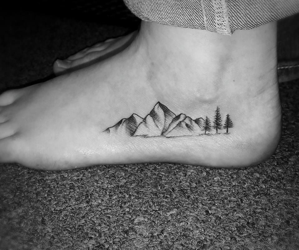 Glacier National Park tattoo by savvytattoos at wonderlandpdx in  Portland OR savvytattoos wonderlandpdx wonderlandtattoo portland   Instagram