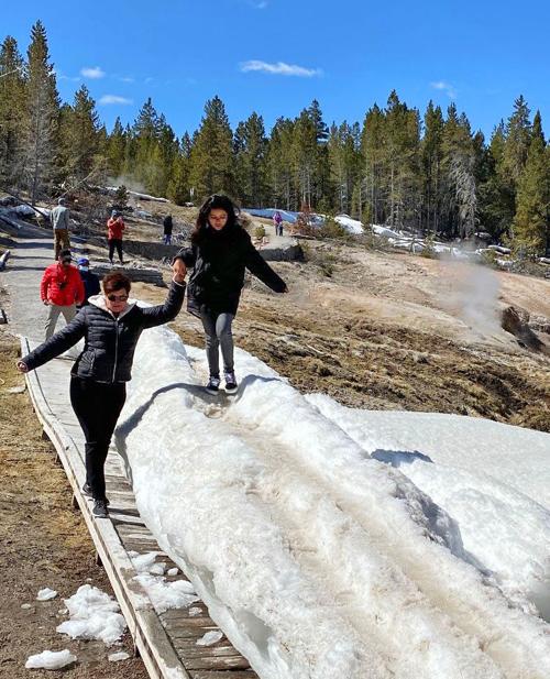 April in Yellowstone