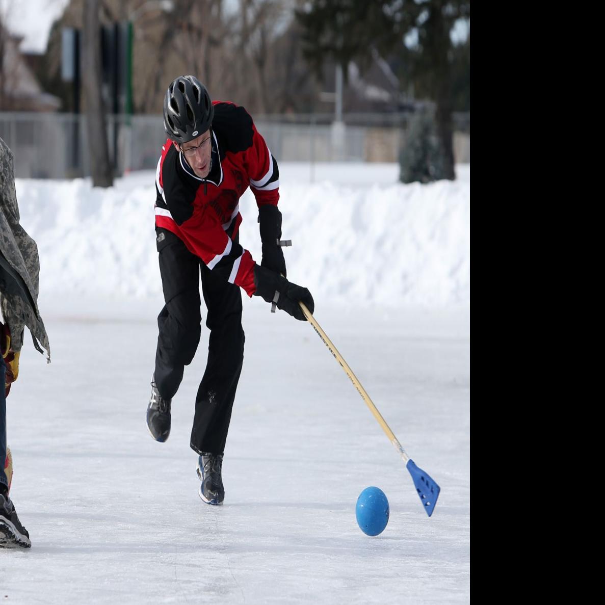 Photos Broomball Tournament Local News Billingsgazette Com Broomball player parking only sign. photos broomball tournament local