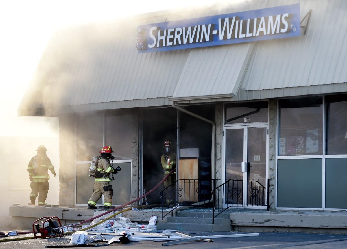 SherwinWilliams structure fire continues busy weekend for Billings