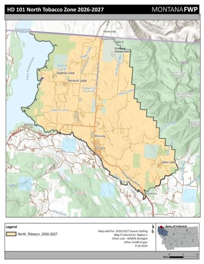 Reminder: New HD 101-50 bull elk permit area