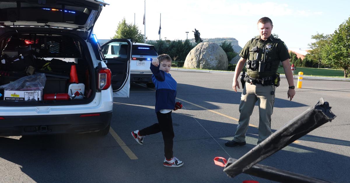 Shop with a Cop event on Sunday