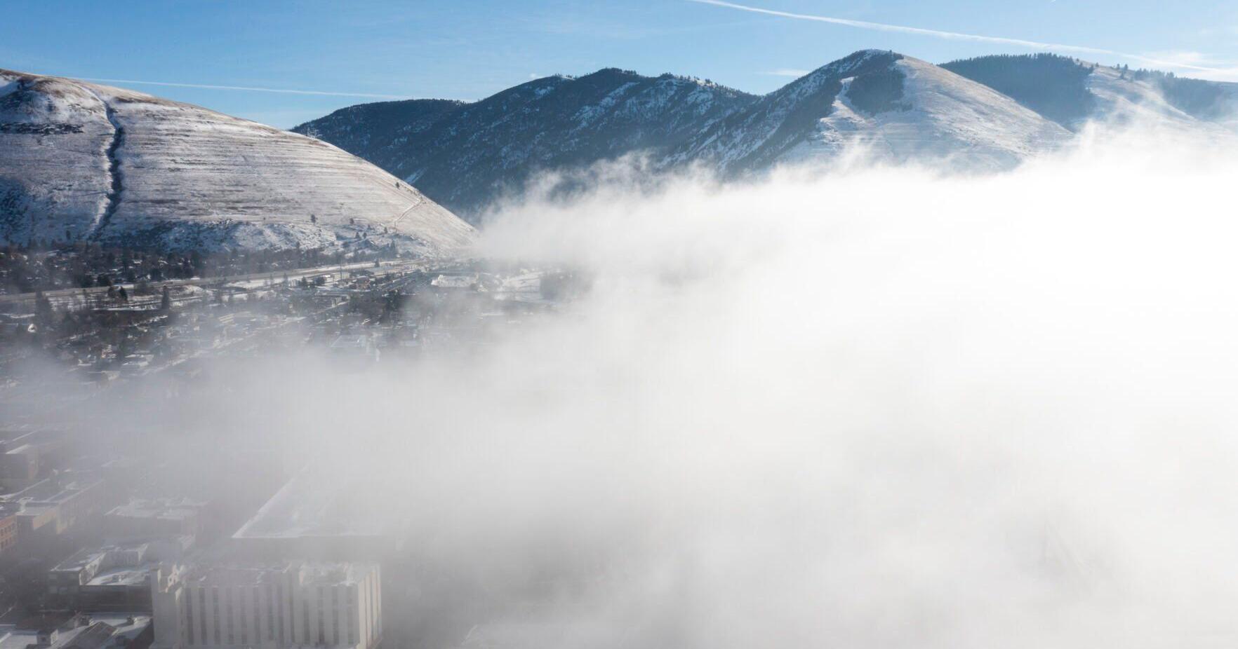 Photos: Fog layer sets in over Missoula valley - Vimarsana News