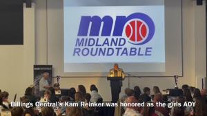 Kam Reinker, Matt 'Moose' Ludwig presented 2026 Midland Roundtable Athlete of the Year Awards