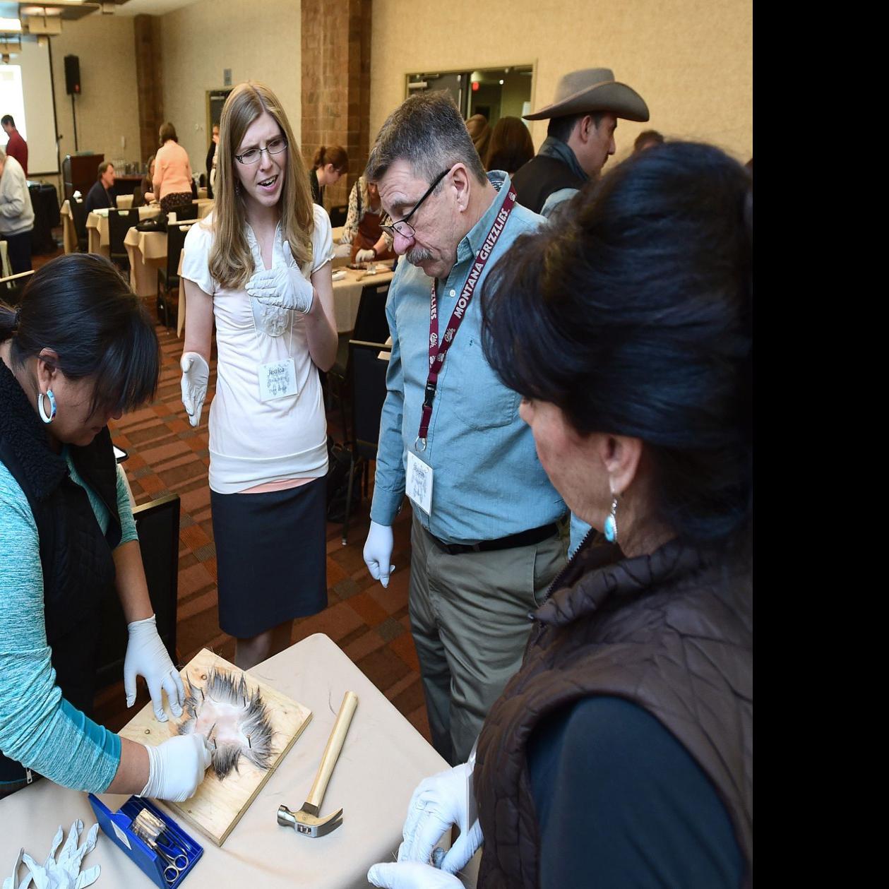 Strained Brain Teachers Learn Traditional Brain Tanning Methods