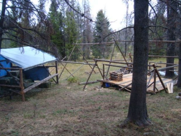 Man banned from federal land for illegal hunt camp