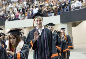 High school graduation day in Billings