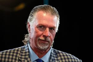 Former NHL coach and longtime broadcaster Barry Melrose, seen here in 2015, has died.