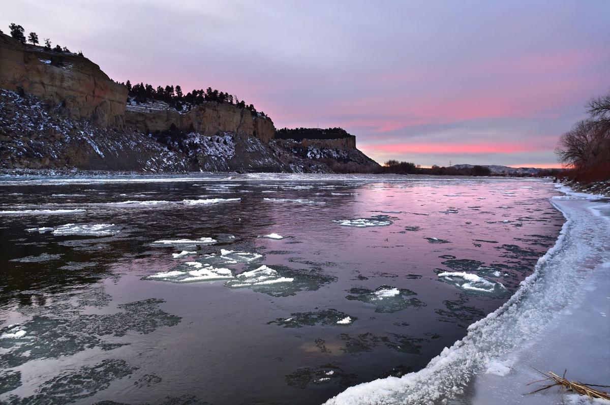 Yellowstone River Ice