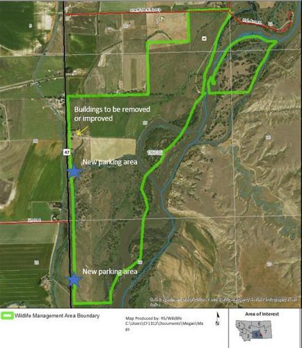 Grant Marsh WMA work proposed by FWP