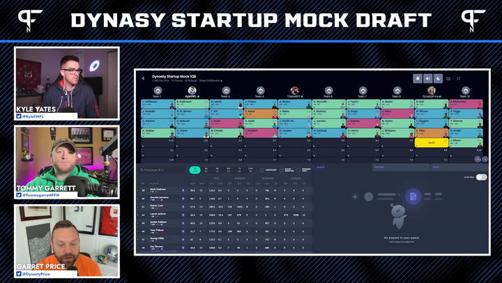 Dynasty Watch: Startup Mock Draft (Video)