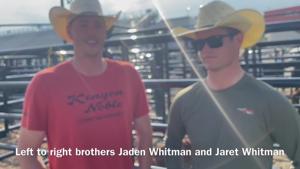 Steer wrestling brothers Jaden Whitman and Jaret Whitman talk about 2026 Rodeo Billings