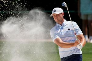 Ludvig Aberg of Sweden posted an 8-under-par 63 to take the first-round lead at the RBC Heritage on Thursday in Hilton Head Island, S.C.
