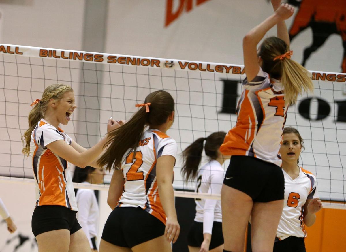 Senior vs. West volleyball