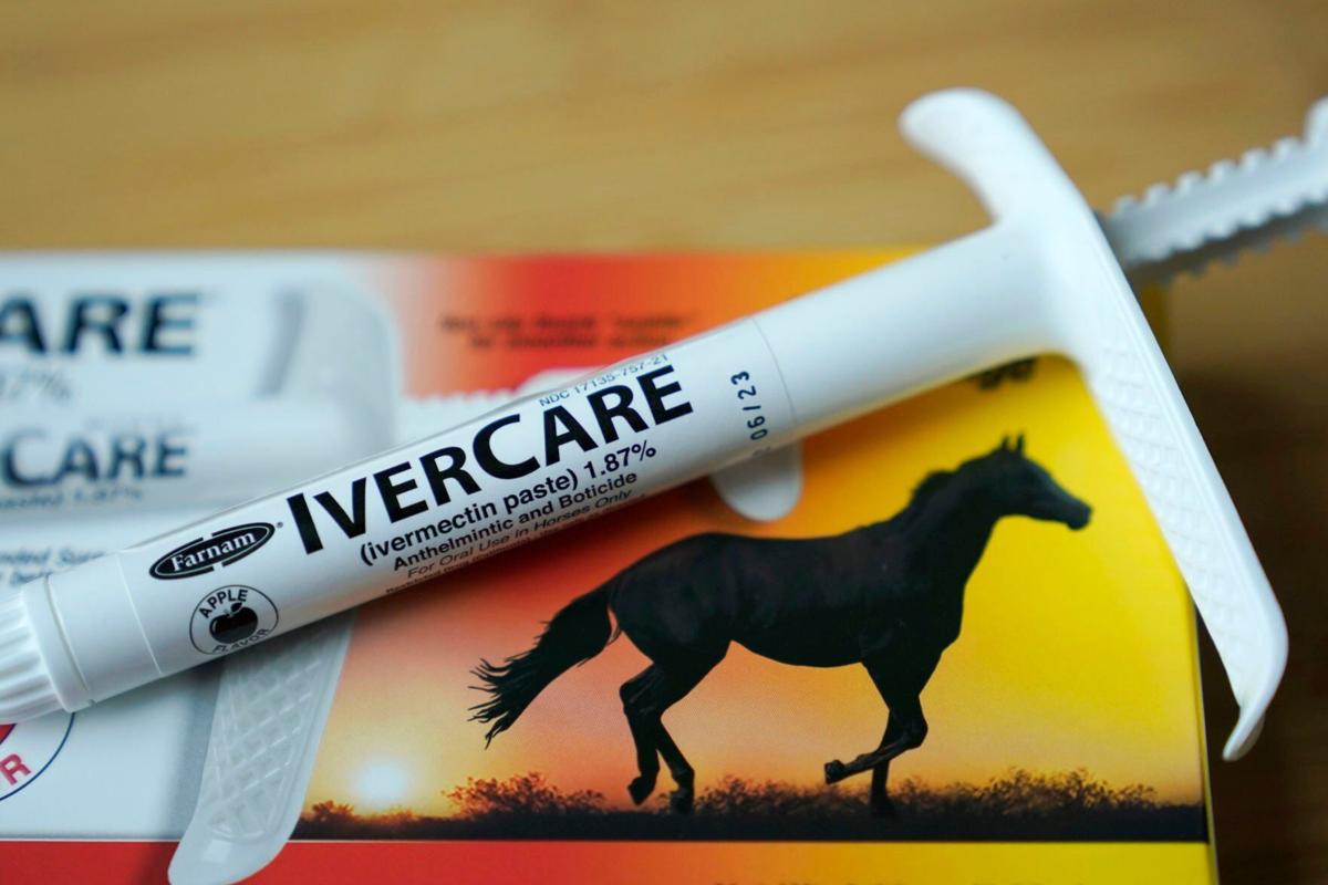 A syringe of ivermectin