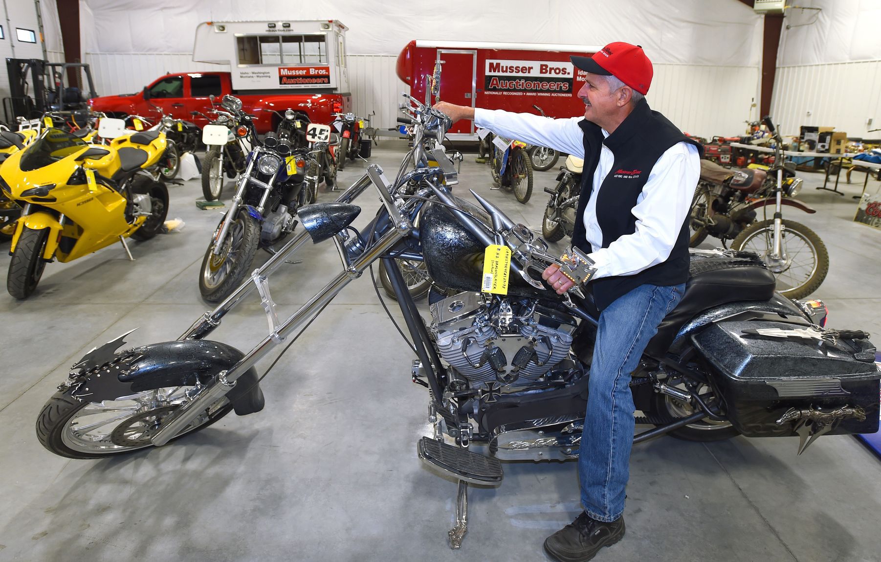 Billings man's massive cache of rare motorcycles goes to auction