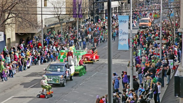 Feature photos and video: Saint Patrick's Day Parade