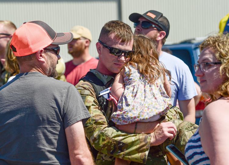Photos Montana National Guard 1063rd Maintenance Company soldiers return home from deployment