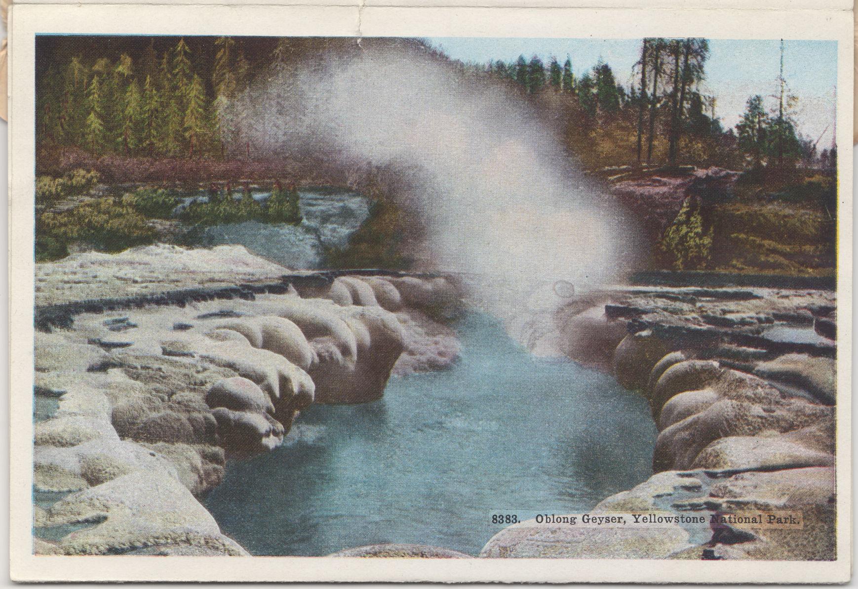 Retrospective Vintage Yellowstone postcards