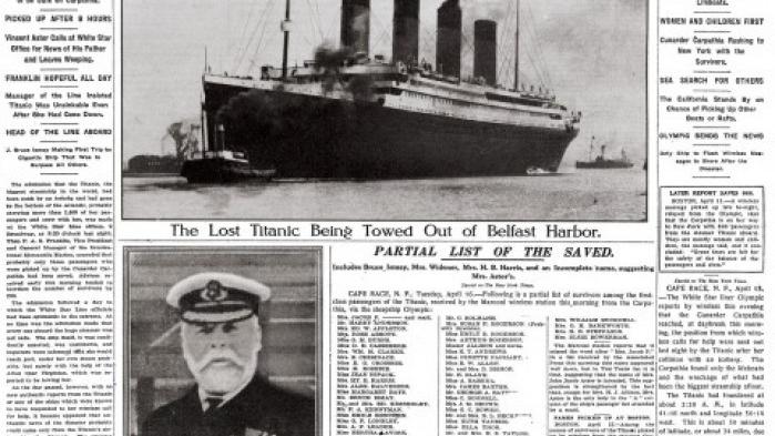 April 16 1912 Edition Of The New York Times News Billingsgazette Com