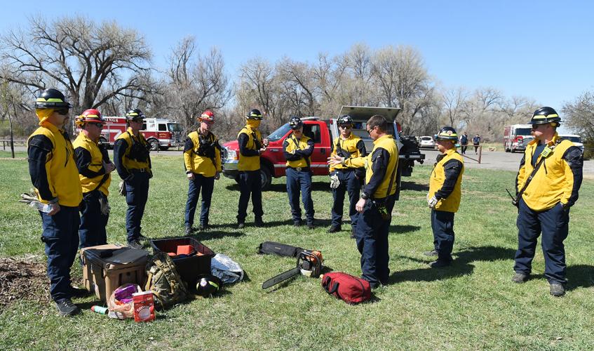 Photos Wildland fire training for Billings firefighters