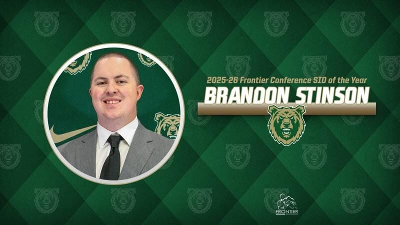 Rocky Sports Information Director Brandon Stinson Named 2025-26 Frontier Conference SID of the Year