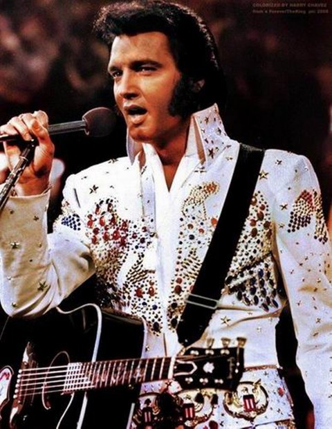 Image result for white suit elvis