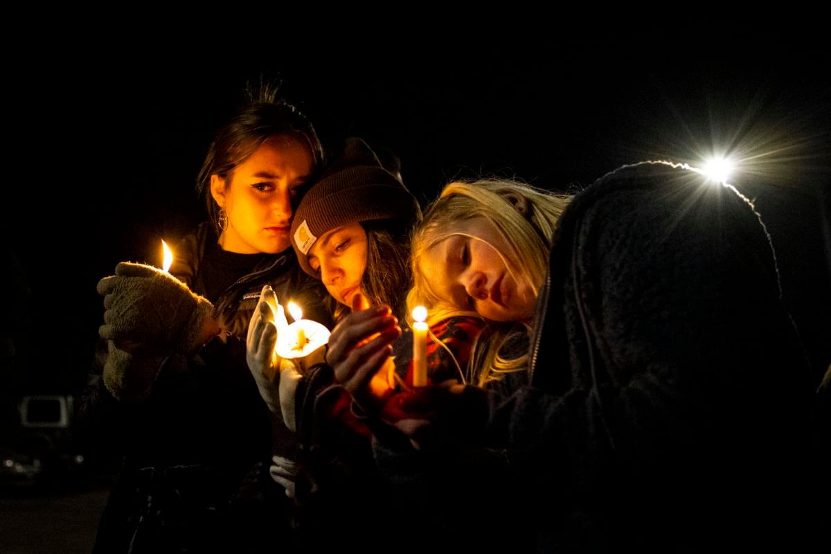 Candlelight vigil for Christine Croft