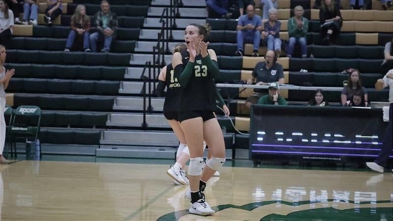 Rocky Volleyball Bested in Four Sets by Montana Western