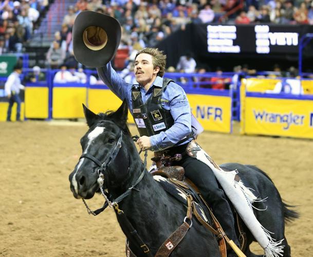 National Finals Rodeo: Melstone's Sage Newman wins opener, zeroes in on  world saddle bronc title
