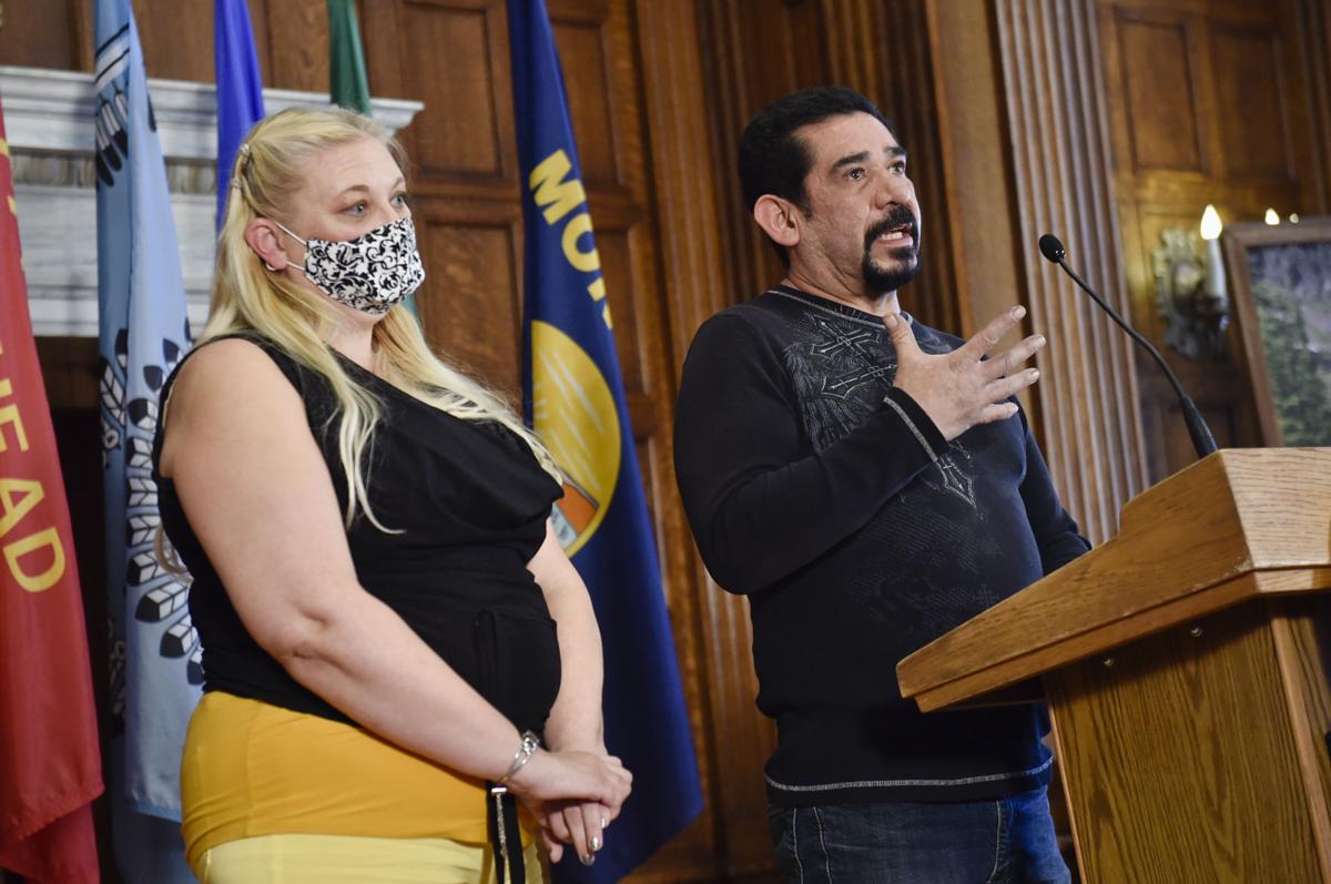 Gilbert Herrera and Gina Sandon