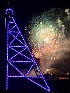 Fireworks on July 3, 2025