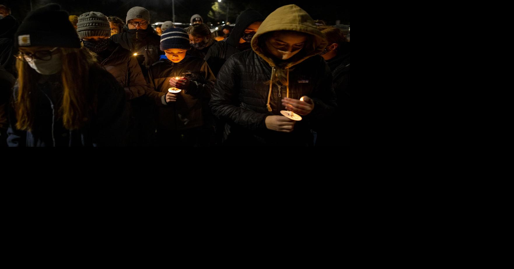 Photos: Candlelight vigil held for teen killed Tuesday