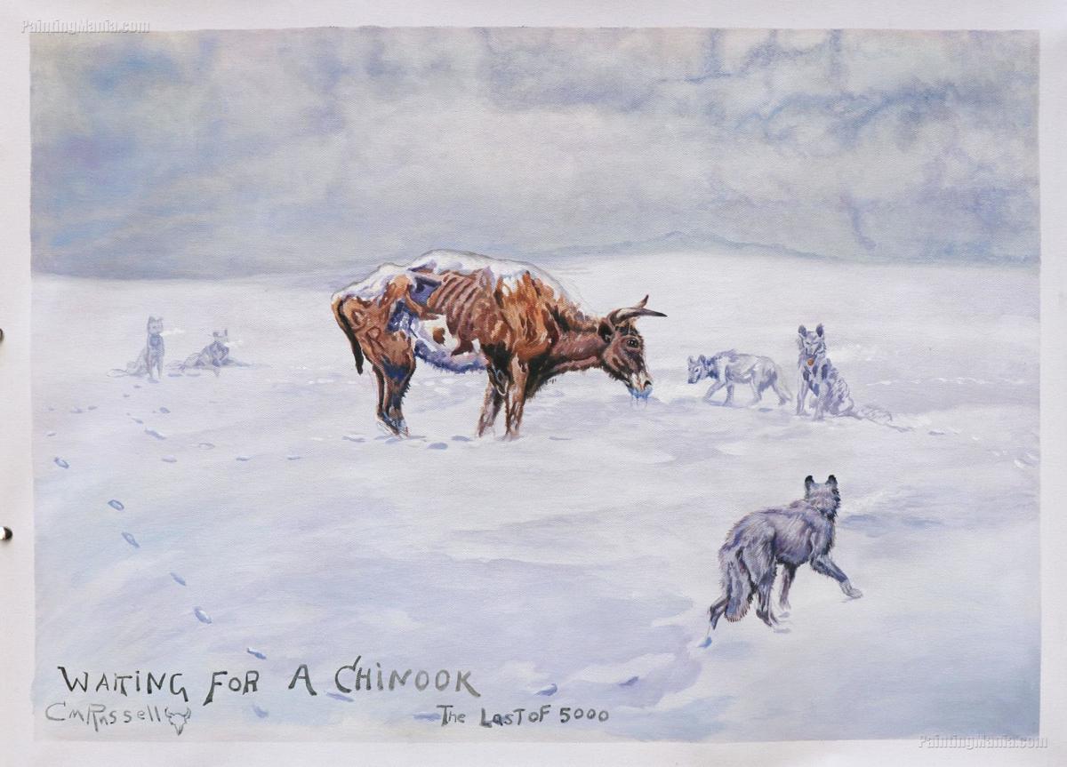 Waiting for a Chinook Charles Russell