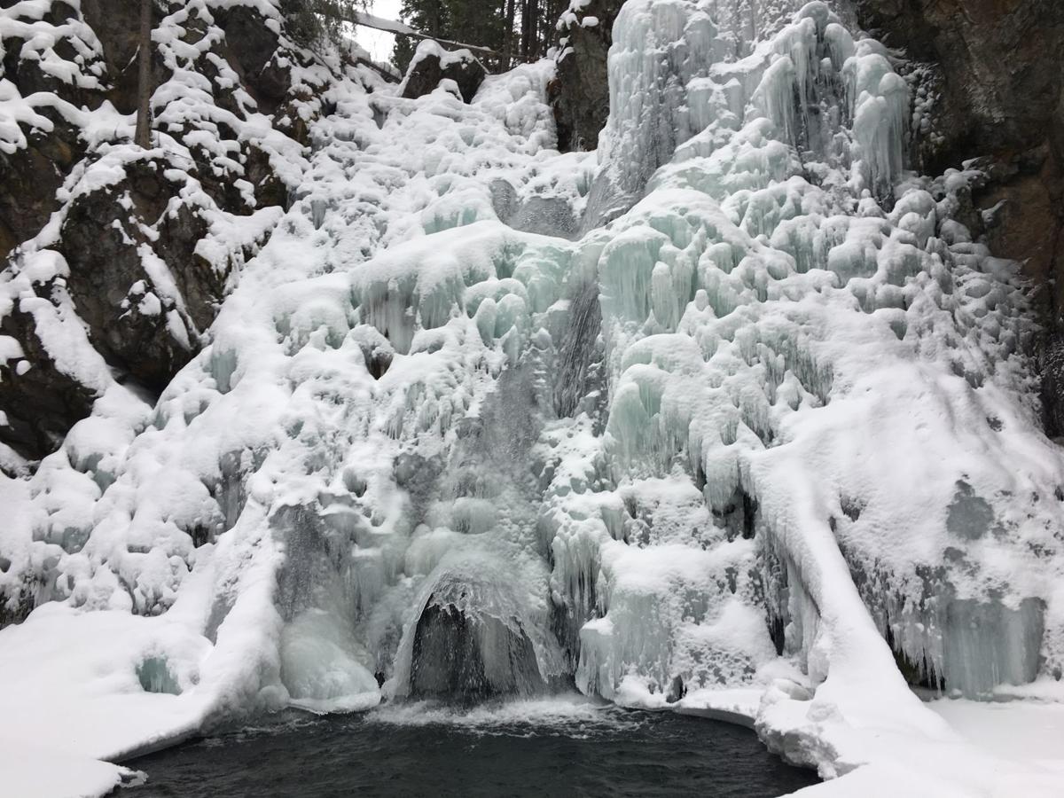 Paradise Valley Waterfall Morphs Into Winter Wonderland Outdoors