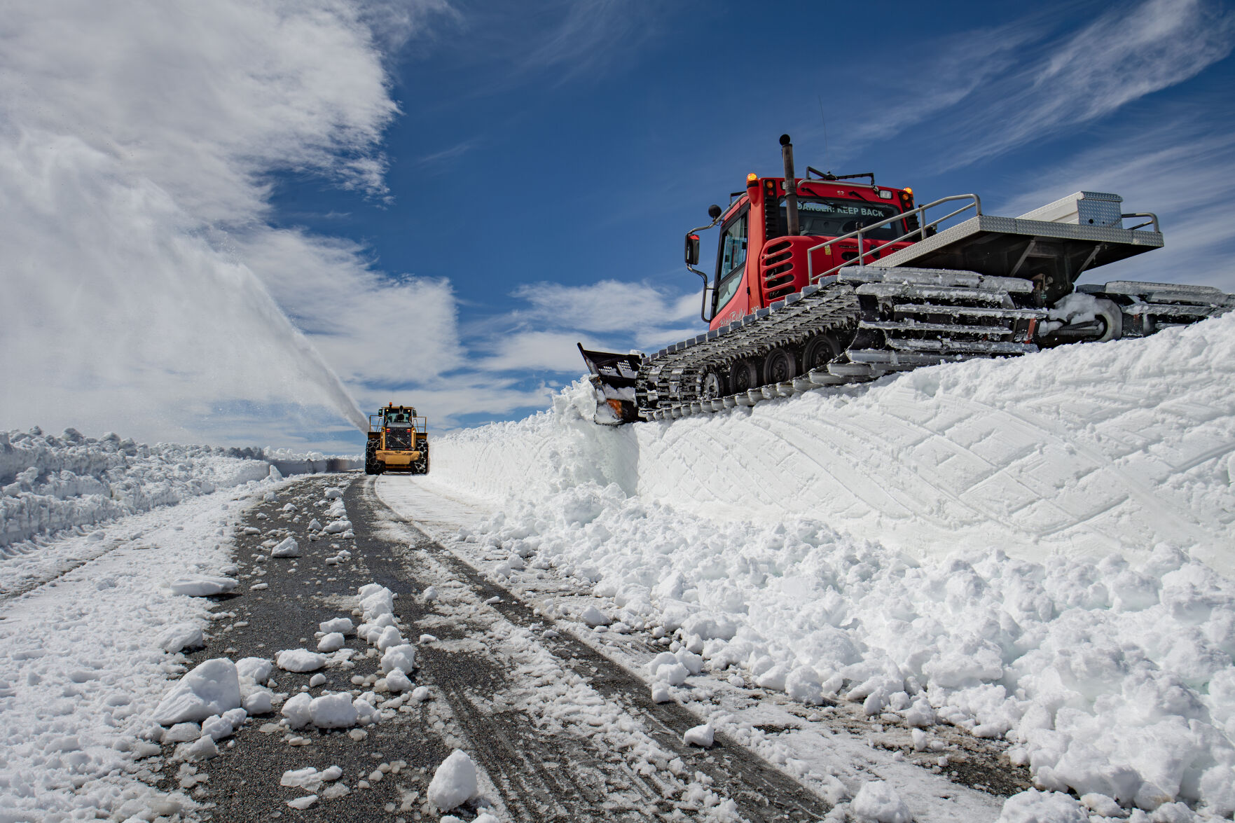 Clearing the Beartooth Pass ahead of opening day