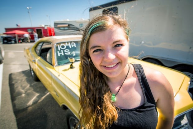 Feature photos and video Teen races Dodge that she inherited from her grandfather hq nude image